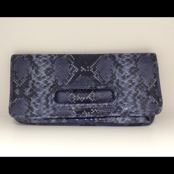 Coach Blue Leather clutch - Picture 2 of 3